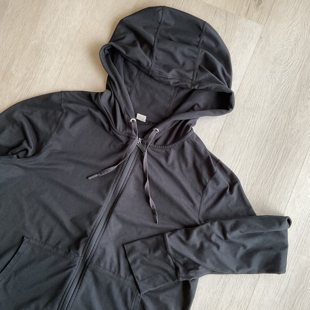 Reflex 90 Degree Black Zip Up Yoga Jacket Medium - Picture 5 of 5